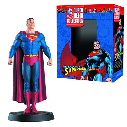 DC Superhero Superman Best Of Collector Figure with Magazine