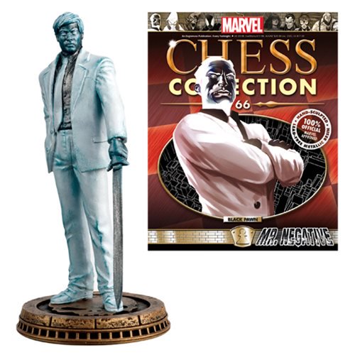 Marvel Mr. Negative Black Pawn Chess Piece with Magazine    