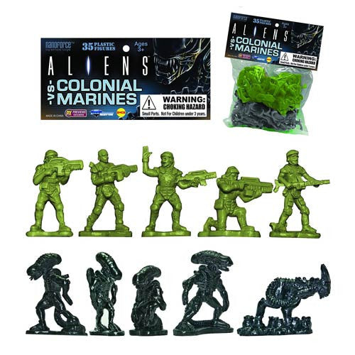 Aliens vs. Colonial Marines Army Builder Plastic Figure Bag 