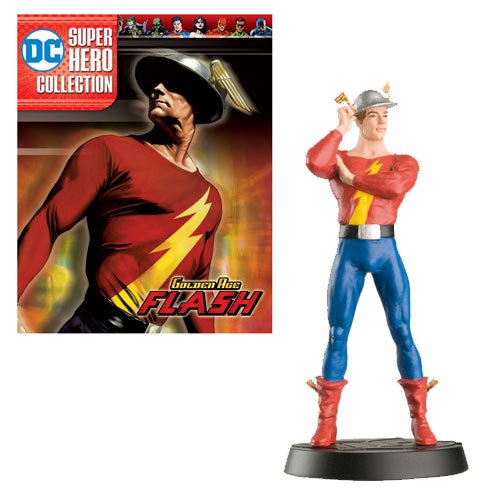 DC Superhero Best Of Figure Coll. Golden Age Flash with Mag.