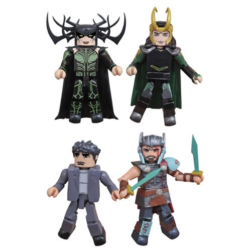 Marvel Thor Ragnarok Minimates 4-Pack Box Set               