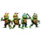 TMNT Mini Hybrid Metal Figuration-302 4-Pk Action Figure Set