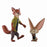 Zootopia Nick Wilde and Finnick Mini-Figure 2-Pack          