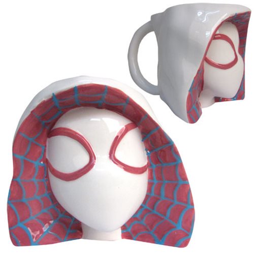 Marvel Spider-Gwen Molded Head Mug - Previews Exclusive     