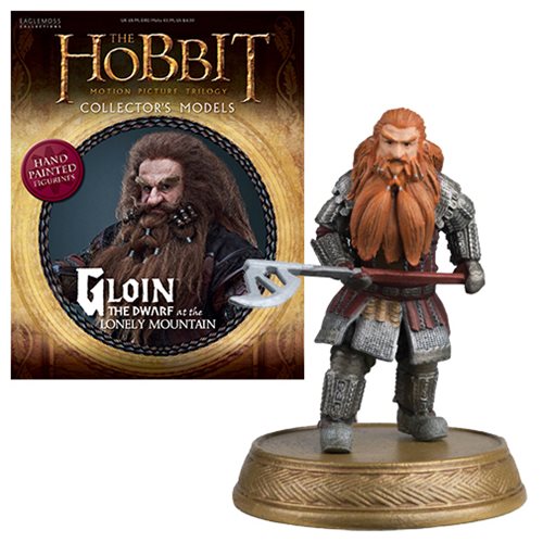 The Hobbit Gloin The Dwarf Figure with Magazine #24         