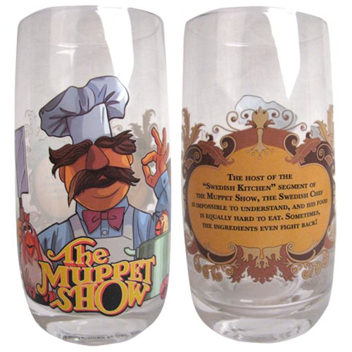 Muppets Swedish Chef Tumbler Pint Glass                     