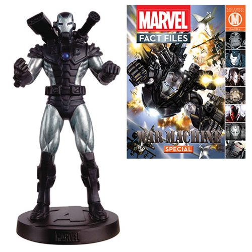 Marvel Fact Files #24 War Machine Statue with Magazine      