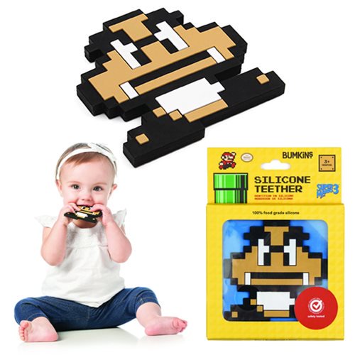 Nintendo 8-Bit Goomba Hand Held Teether                     