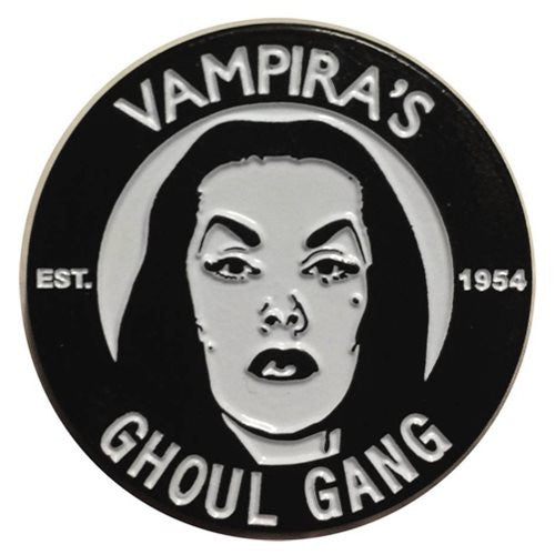 Vampira Ghoul Gang Lapel Pin                                