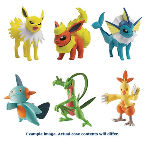 Pokemon Action Pose Action Figure 3-Pack Case               