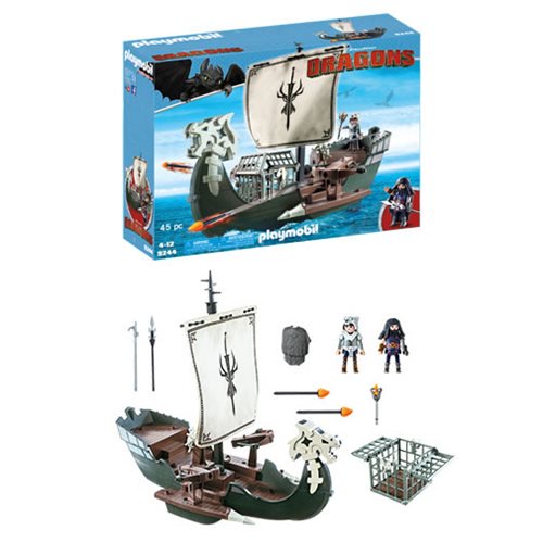 Playmobil 9244 How to Train Your Dragon Dragos Ship Playset 