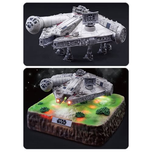 Star Wars: TLJ EA-035 Floating Millennium Falcon Statue     