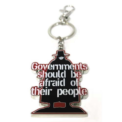 V for Vendetta Governments Key Chain                        