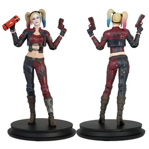 DC Injustice Harley Quinn Red Costume Deluxe Statue - PX    