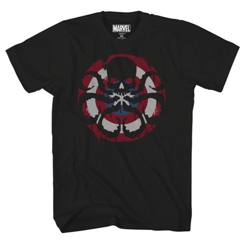 Marvel Captain Hydra Black T-Shirt - Previews Exclusive     