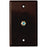 COAX WALL PLATE BROWN