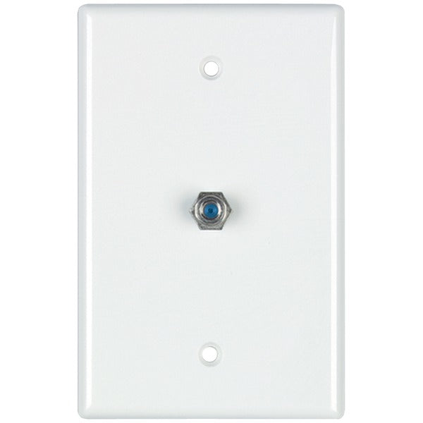 COAX WALL PLATE WHITE