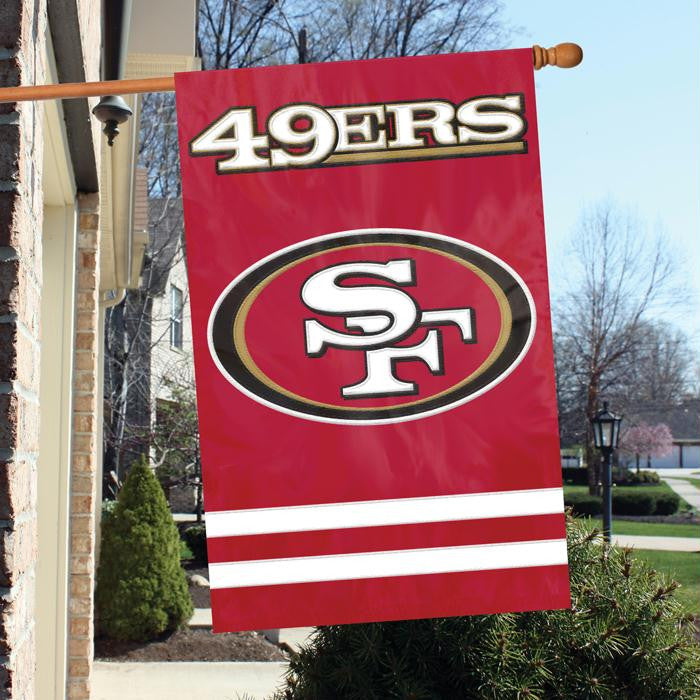 AFSF Forty-niners 44x28 Applique Banner