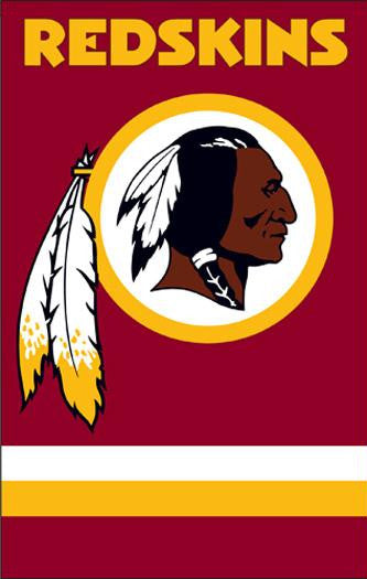 AFWA Redskins 44x28 Applique Banner