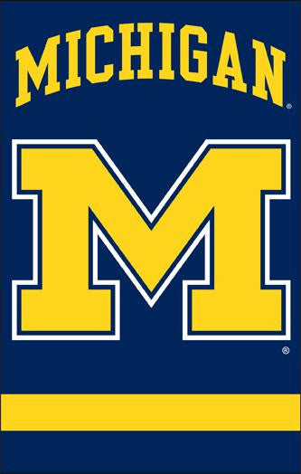 AFUM2 Michigan M 44x28 Applique Banner