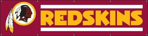 BWA Redskins Giant 8-Foot X 2-Foot Nylon Banner