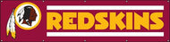 BWA Redskins Giant 8-Foot X 2-Foot Nylon Banner