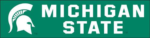 BMS Michigan State Giant 8-Foot X 2-Foot Nylon Banner