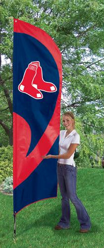 TTBOS RED SOX Tall Team Flag