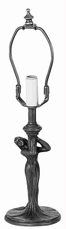 10 Inch Nouveau-6 Inch Harp Set-Up Lamp Bases And Fixture Hardware