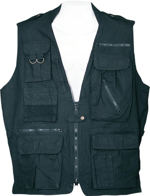 Humvee Safari Vest Black Xsmall