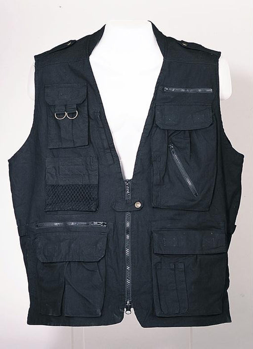 Humvee Safari Vest Black 3X Large