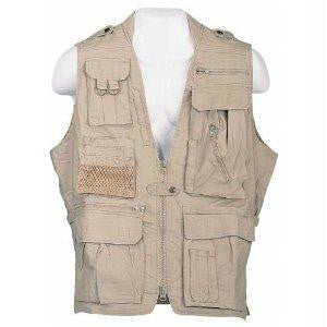 Humvee Safari Vest Khaki Small