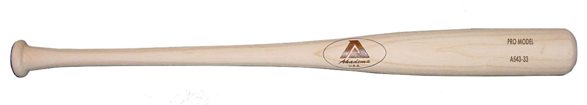 Akadema A543 Elite Professional Grade Adult Amish Wood Baseball Bat 33 inch