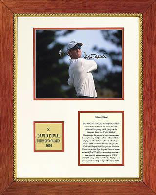 David Duval - Biography Series -Autographed