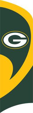 TTGB Packers Tall Team Flag with pole