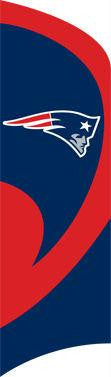 TTNE Patriots Tall Team Flag with pole