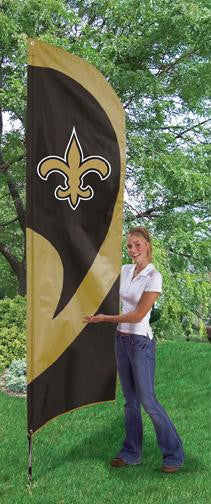 TTNO Saints Tall Team Flag with pole