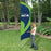 TTSE Seahawks Tall Team Flag with pole