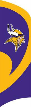 TTVI Vikings Tall Team Flag with pole