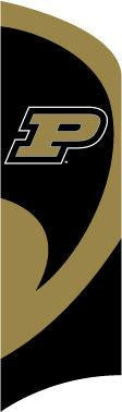 TTPU Purdue Tall Team Flag with pole