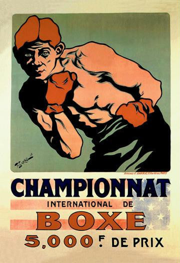 International Boxing Championship 20x30 poster