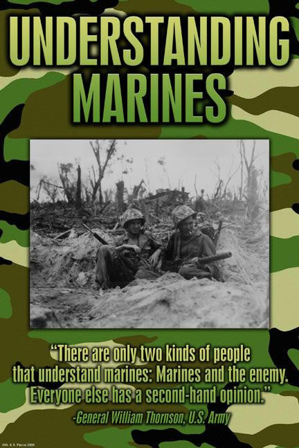 Understanding the Marines 20x30 poster