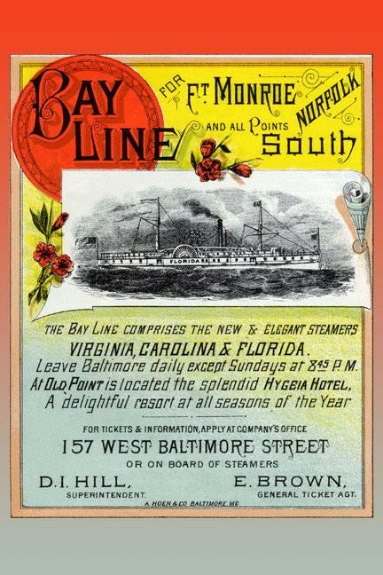 Bay Line 20x30 poster