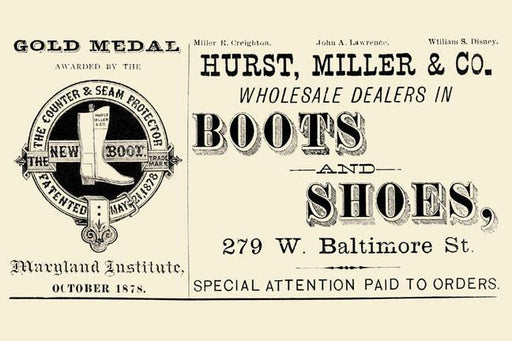 Hurst Miller & Co. - Wholesale Dealers in Boots and Shoes 20x30 poster