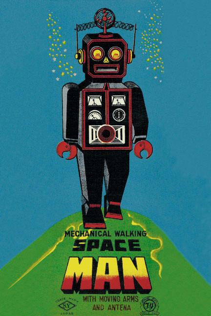 Mechanical Walking Spaceman 20x30 poster