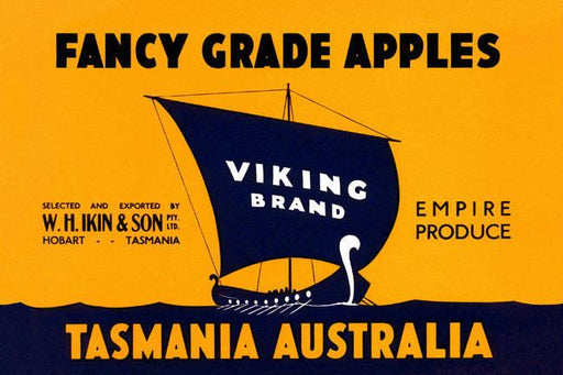 Viking Brand Fancy Grade Apples 20x30 poster