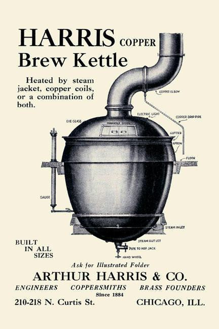 Harris Copper Brew Kettle 20x30 poster