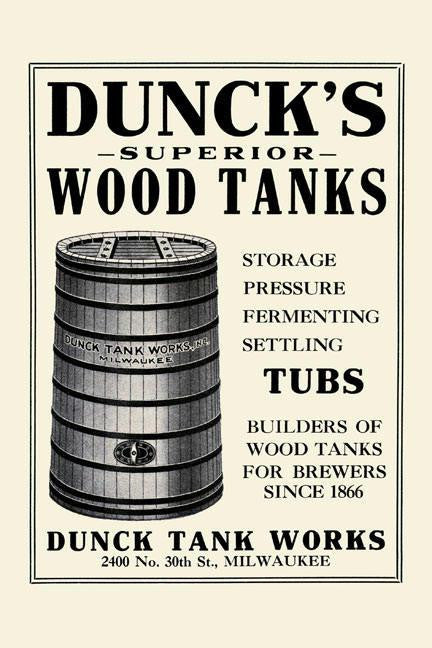 Dunck Tank Works 20x30 poster