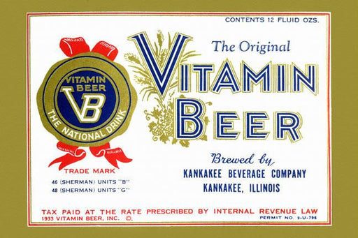 Vitamin Beer 20x30 poster