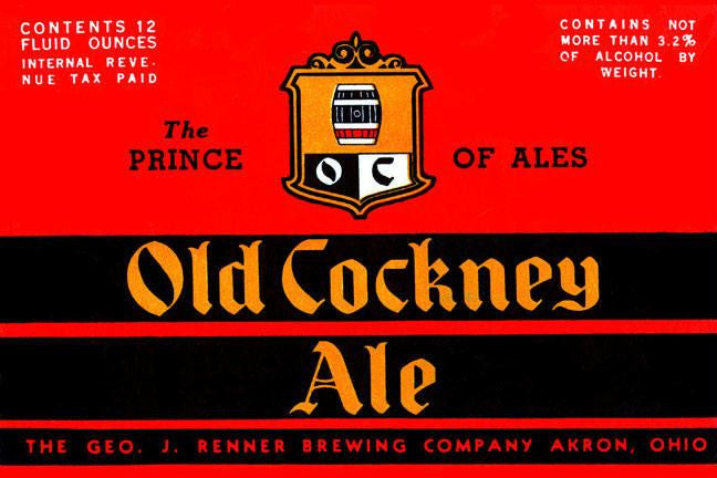 Old Cockney Ale 20x30 poster